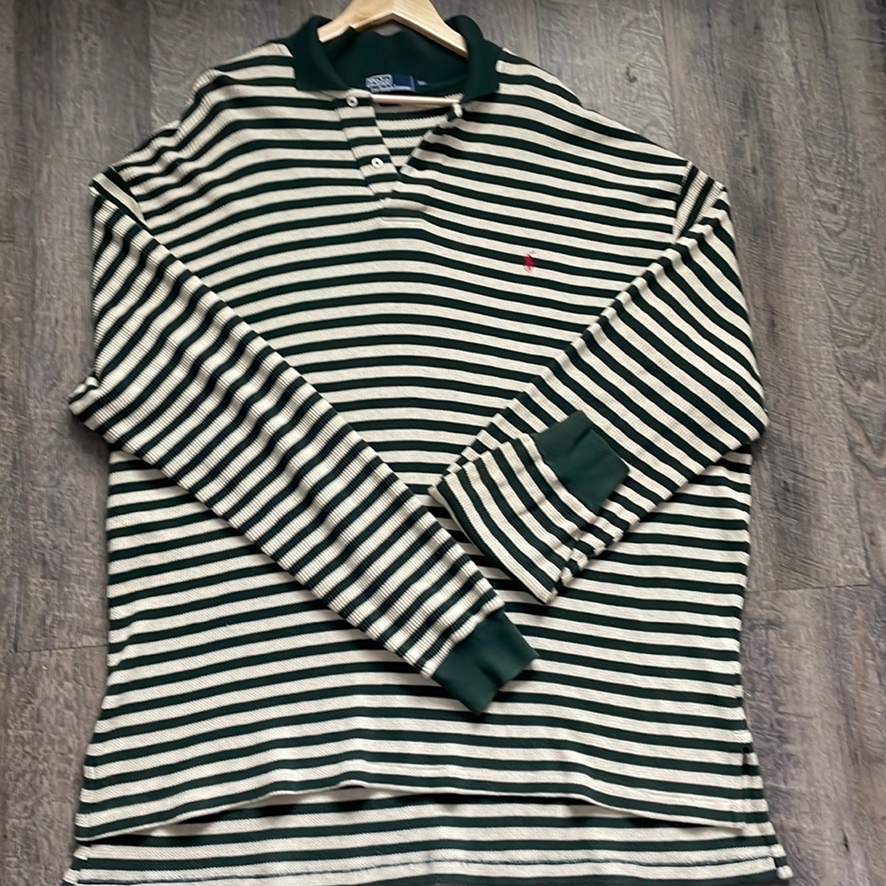 Polo by Ralph Lauren XXL Olive  Green and Cream